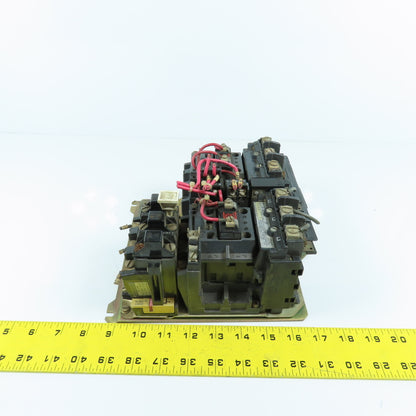 Allen Bradley 505-BOD Ser A Size 1 10HP Reversing Motor Starter 120V Coil