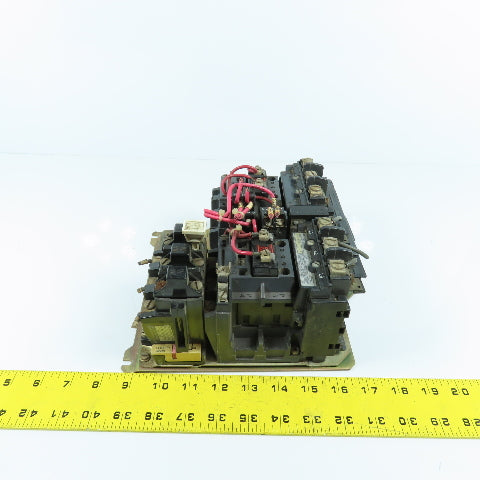 Allen Bradley 505-BOD Ser A Size 1 10HP Reversing Motor Starter 120V Coil