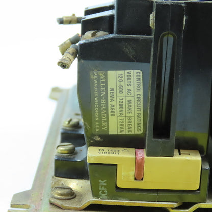 Allen Bradley 505-BOD Ser A Size 1 10HP Reversing Motor Starter 120V Coil