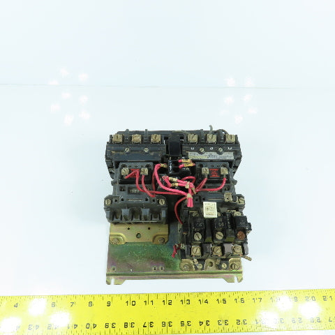 Allen Bradley 505-BOD Ser A Size 1 10HP Reversing Motor Starter 120V Coil