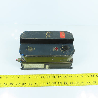 Dayton 5X485C DC Motor Speed Controller 115VAC 1PH Input 90VDC 1/4-1HP Out