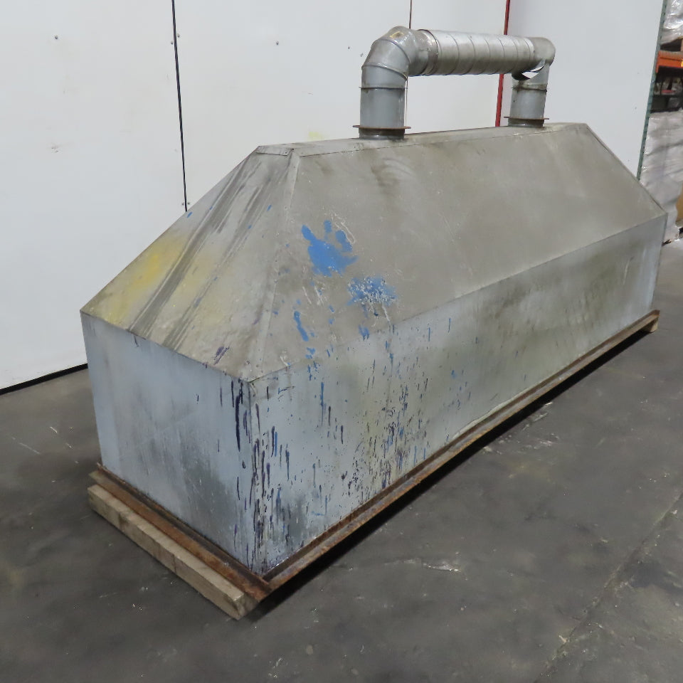123" x 35" x 43" Tall Large Industrial Vent Draft Extraction Hood