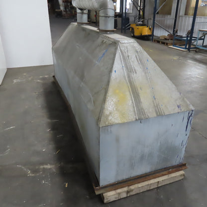 123" x 35" x 43" Tall Large Industrial Vent Draft Extraction Hood