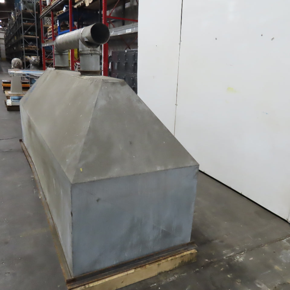 123" x 35" x 43" Tall Large Industrial Vent Draft Extraction Hood