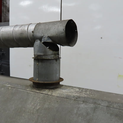 123" x 35" x 43" Tall Large Industrial Vent Draft Extraction Hood
