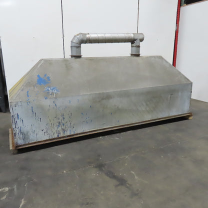 123" x 35" x 43" Tall Large Industrial Vent Draft Extraction Hood