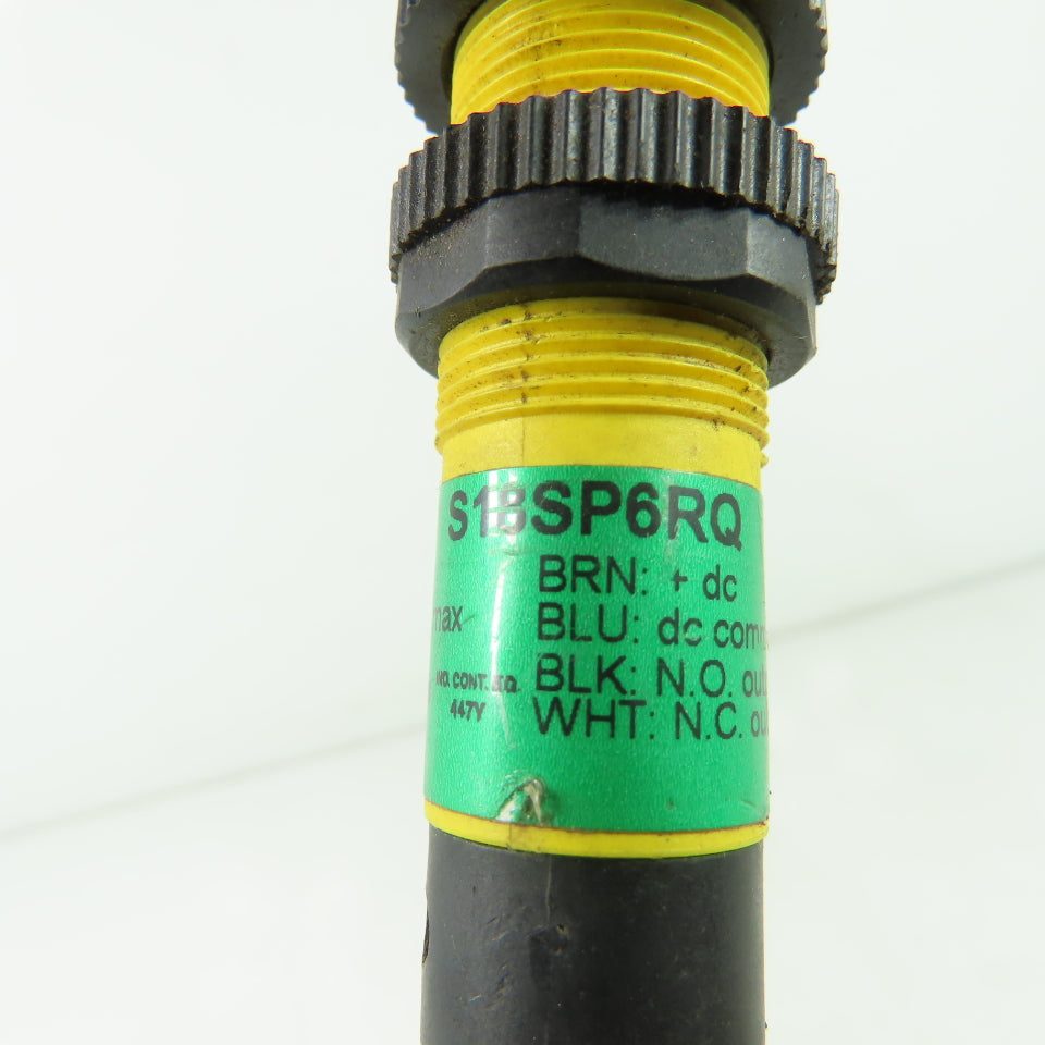 Banner S18SP6RQ Photoelectric Sensor Receiver 10-30VDC 150mA