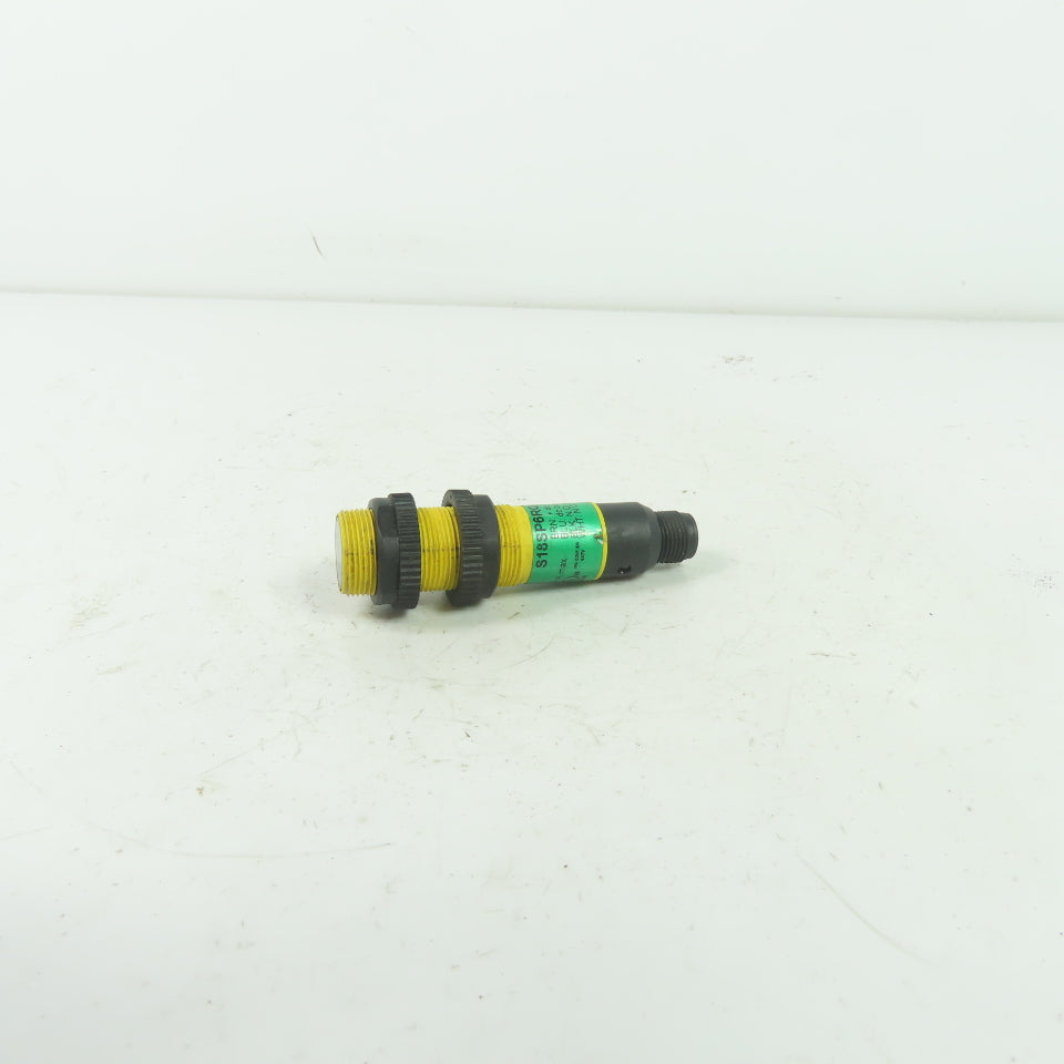 Banner S18SP6RQ Photoelectric Sensor Receiver 10-30VDC 150mA