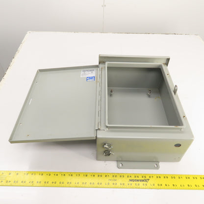 Wiegmann RHC161206 16" x 12" x 6" Wall Mount Electrical Enclosure (No Backplate)