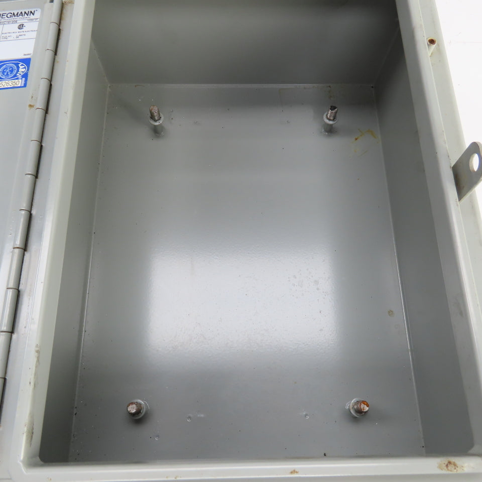 Wiegmann RHC161206 16" x 12" x 6" Wall Mount Electrical Enclosure (No Backplate)
