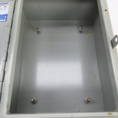 Wiegmann RHC161206 16" x 12" x 6" Wall Mount Electrical Enclosure (No Backplate)
