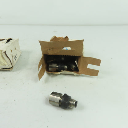 Parker 3036 53 11 Female Bulkhead Push-to-Connect Fittings 1/8" Lot Of 30