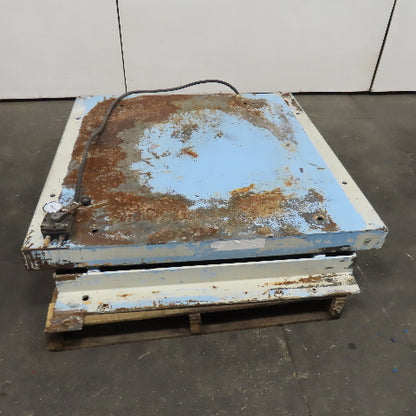 Air Float L 18 0004 2 Ton 48" x 48" Air Bag Lift Table 8"-30" Lift