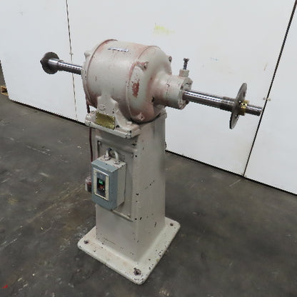Chas.F. L'Hommedieu & Sons No. 133 3Hp 440V Pedestal Buffer 3400RPM 1-1/4" Arbor