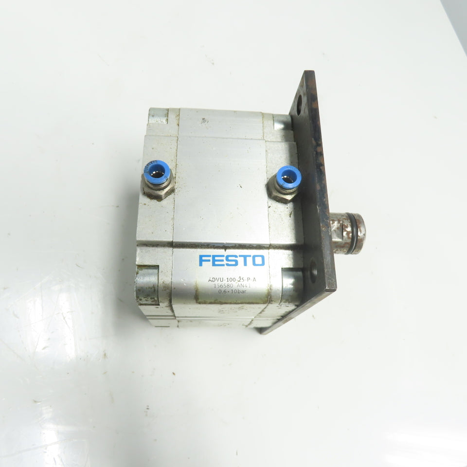 Festo ADVU-100-25-P-A Double Acting Pneumatic Cylinder 25mm Stroke 100mm Piston
