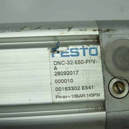 Festo DNC-32-550-PPV-A Double Acting Pneumatic Cylinder 550mm Stroke 32mm Bore