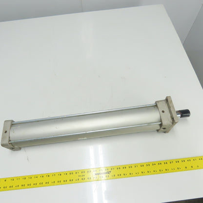 SMC NCAW0-G2M03-2325 Double Act Pneumatic Tie Rid Cylinder 3-3/4"Bore 23" Stroke