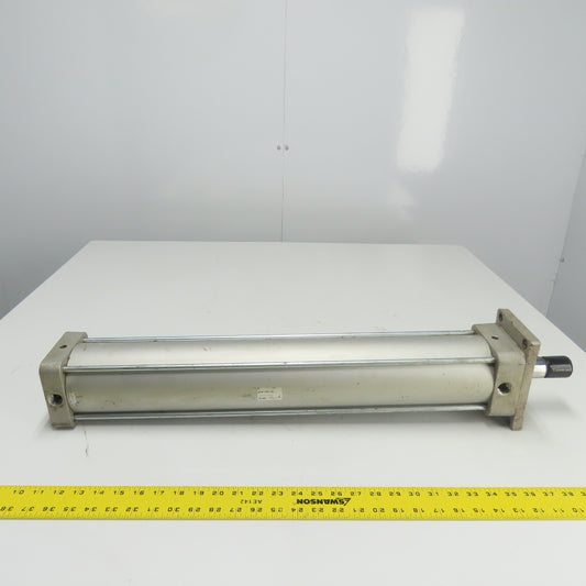 SMC NCAW0-G2M03-2325 Double Act Pneumatic Tie Rid Cylinder 3-3/4"Bore 23" Stroke