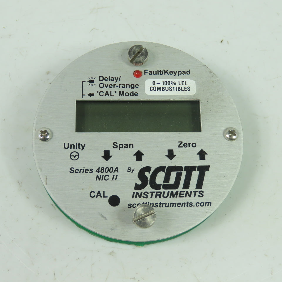 Scott Instruments Series 4800A NIC II Gas Detection Transmitter Display Module