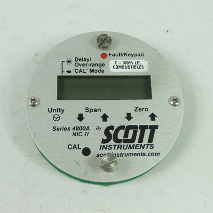 Scott Instruments Series 4800A NIC II Gas Detection Transmitter Display Module