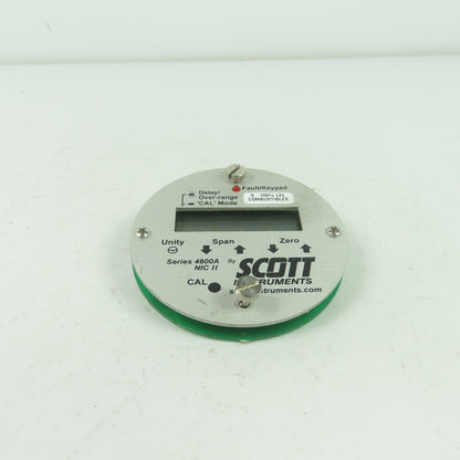 Scott Instruments Series 4800A NIC II Gas Detection Transmitter Display Module
