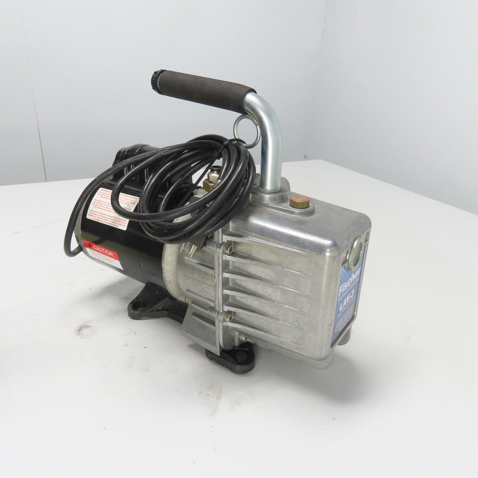 Fischer LAV-3 High Vacuum Pump 1P 115V Tested