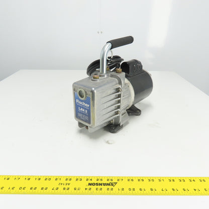 Fischer LAV-3 High Vacuum Pump 1P 115V Tested