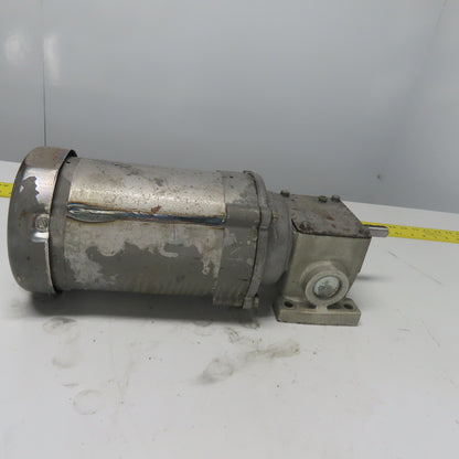Baldor KM3454 1/4HP Electric Gear Motor 3Ph 230/460V
