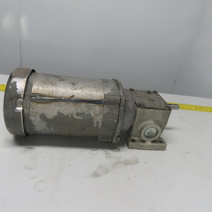 Baldor KM3454 1/4HP Electric Gear Motor 3Ph 230/460V