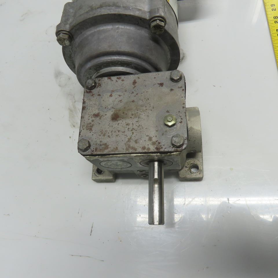 Baldor KM3454 1/4HP Electric Gear Motor 3Ph 230/460V