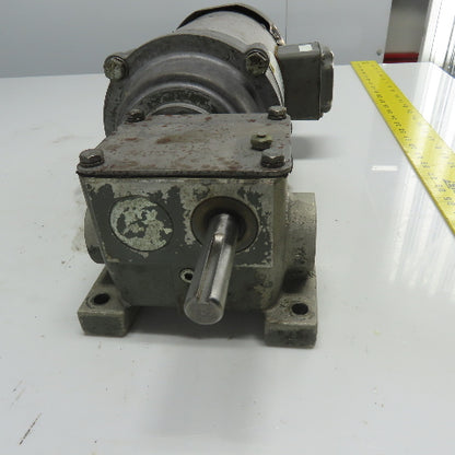 Baldor KM3454 1/4HP Electric Gear Motor 3Ph 230/460V