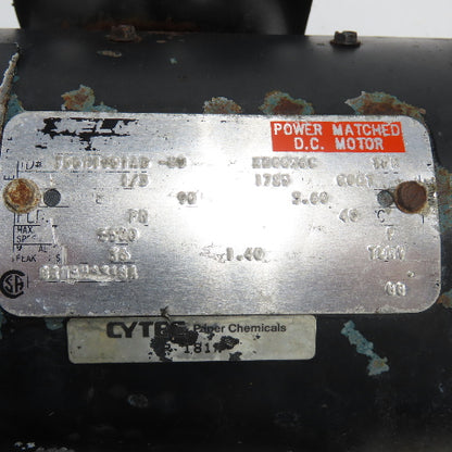Sew Eurodrive R40LP56 33.88:1 Ratio DC Gear Motor W/ Reliance T56H1051AB 90VDC