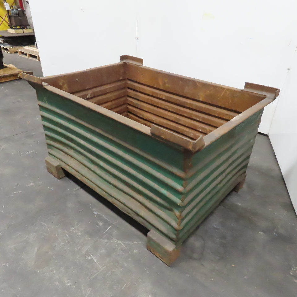 48" x 32" x 24" Tall Inside Stackable Steel Container