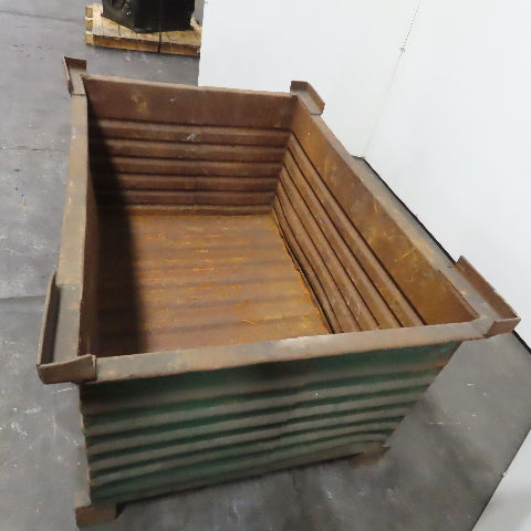 48" x 32" x 24" Tall Inside Stackable Steel Container