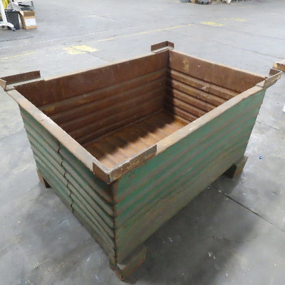 48" x 32" x 24" Tall Inside Stackable Steel Container
