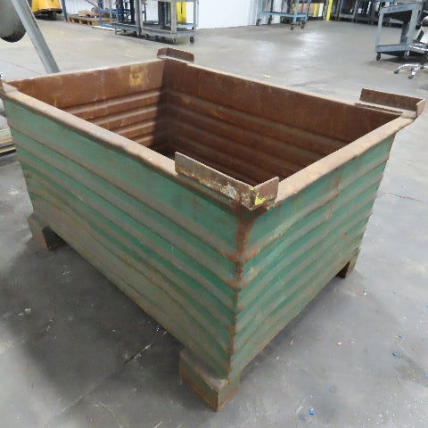 48" x 32" x 24" Tall Inside Stackable Steel Container