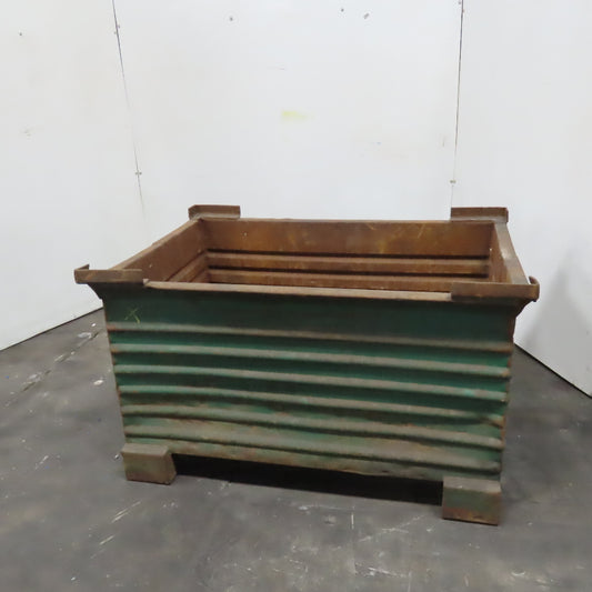 48" x 32" x 24" Tall Inside Stackable Steel Container