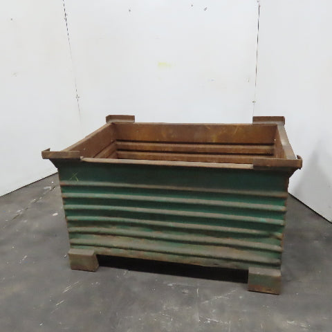 48" x 32" x 24" Tall Inside Stackable Steel Container