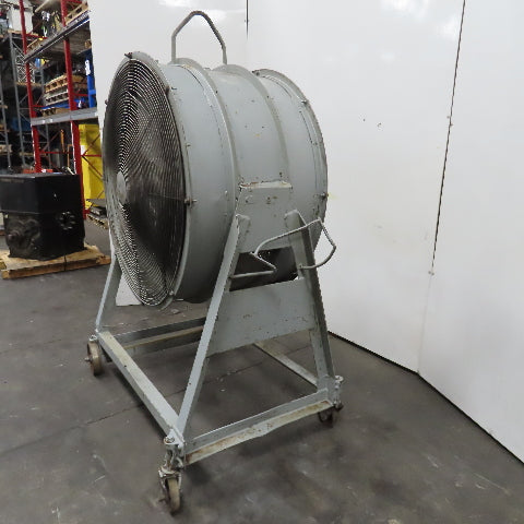 Aerovent 42" Industrial Air Mover Blower Drum Fan 230/460V7-1/2Hp 1175RPM