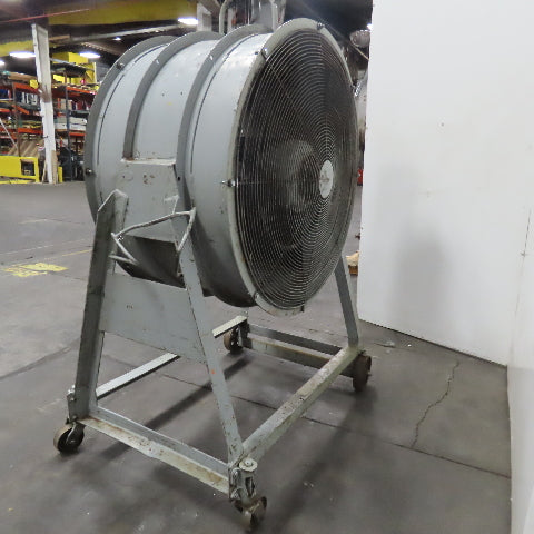 Aerovent 42" Industrial Air Mover Blower Drum Fan 230/460V7-1/2Hp 1175RPM
