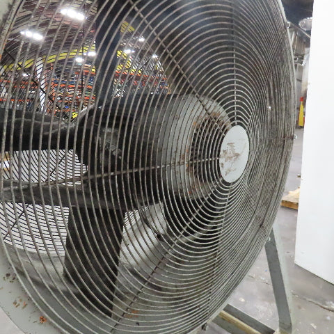 Aerovent 42" Industrial Air Mover Blower Drum Fan 230/460V7-1/2Hp 1175RPM