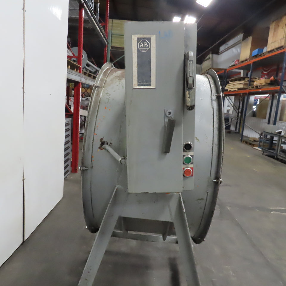 Aerovent 42" Industrial Air Mover Blower Drum Fan 230/460V7-1/2Hp 1175RPM