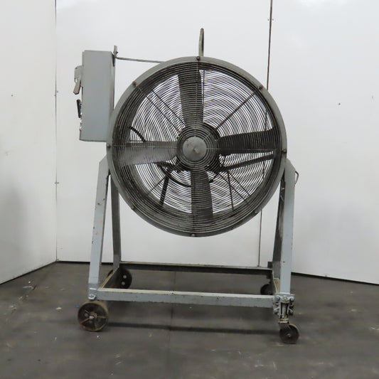 Aerovent 42" Industrial Air Mover Blower Drum Fan 230/460V7-1/2Hp 1175RPM