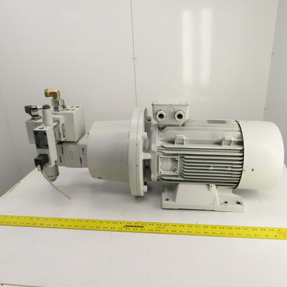 Strippit LVD PPEB 120/10 Hydraulic Pump & Motor Unit W/ Voith Turbo IPV4-25171