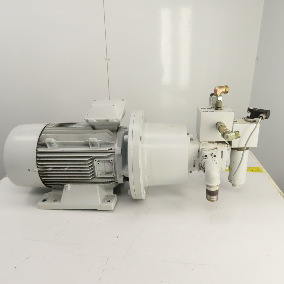 Strippit LVD PPEB 120/10 Hydraulic Pump & Motor Unit W/ Voith Turbo IPV4-25171