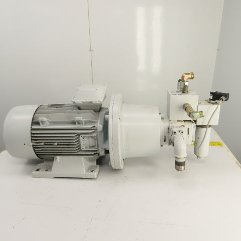 Strippit LVD PPEB 120/10 Hydraulic Pump & Motor Unit W/ Voith Turbo IPV4-25171