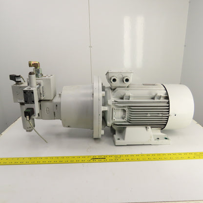 Strippit LVD PPEB 120/10 Hydraulic Pump & Motor Unit W/ Voith Turbo IPV4-25171
