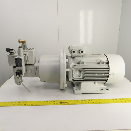 Strippit LVD PPEB 120/10 Hydraulic Pump & Motor Unit W/ Voith Turbo IPV4-25171