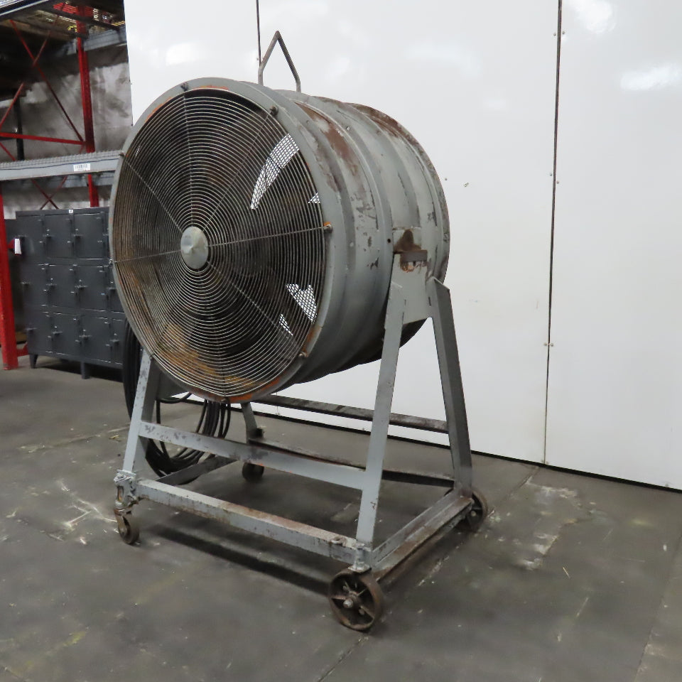 Aerovent 42" Industrial Air Mover Blower Drum Fan 230/460V 7-1/2Hp 1175RPM