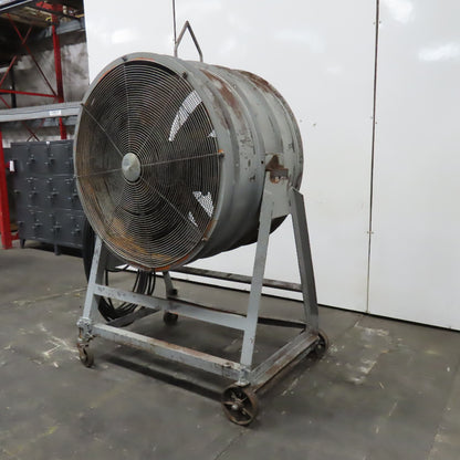 Aerovent 42" Industrial Air Mover Blower Drum Fan 230/460V 7-1/2Hp 1175RPM
